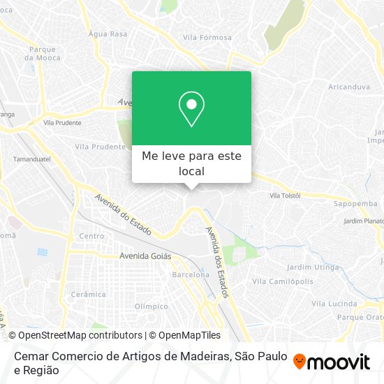 Cemar Comercio de Artigos de Madeiras mapa