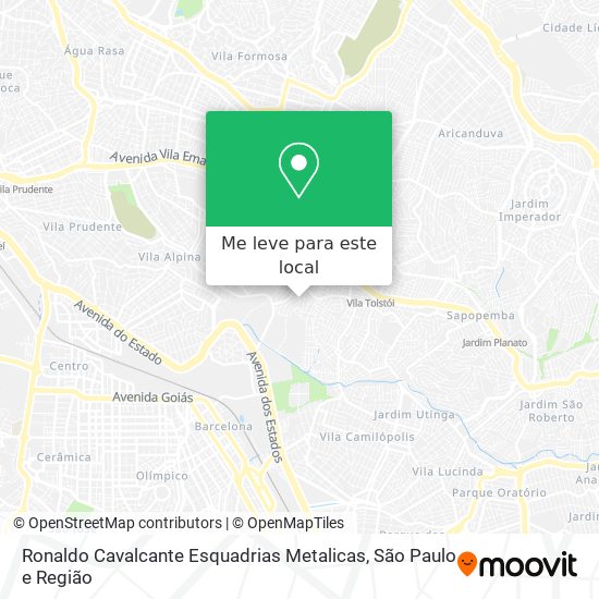Ronaldo Cavalcante Esquadrias Metalicas mapa