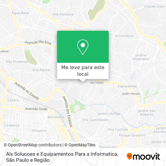 Alx Solucoes e Equipamentos Para a Informatica mapa