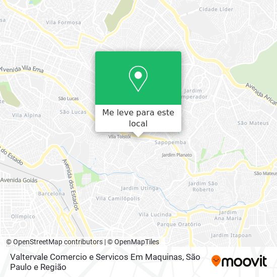 Valtervale Comercio e Servicos Em Maquinas mapa