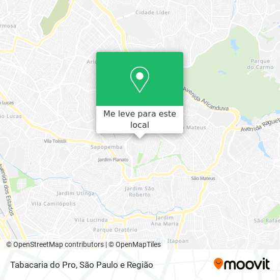 Tabacaria do Pro mapa