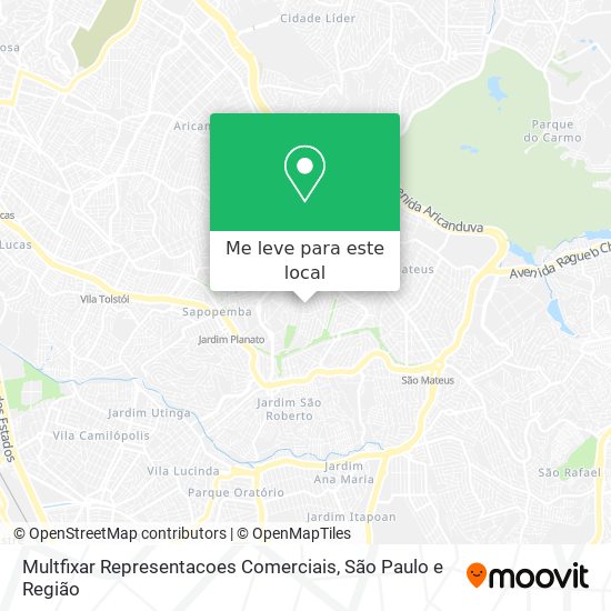 Multfixar Representacoes Comerciais mapa