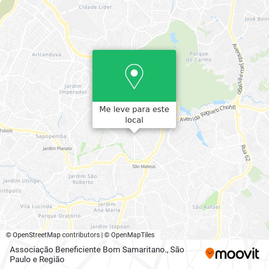 Associação Beneficiente Bom Samaritano. mapa