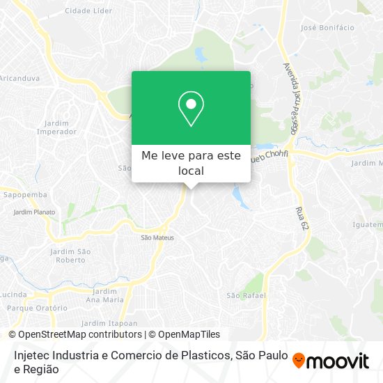 Injetec Industria e Comercio de Plasticos mapa