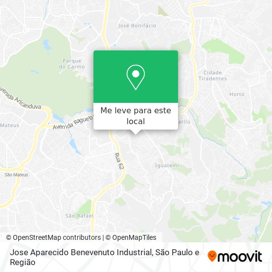 Jose Aparecido Benevenuto Industrial mapa