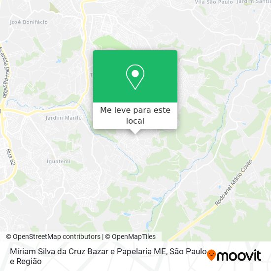 Míriam Silva da Cruz Bazar e Papelaria ME mapa