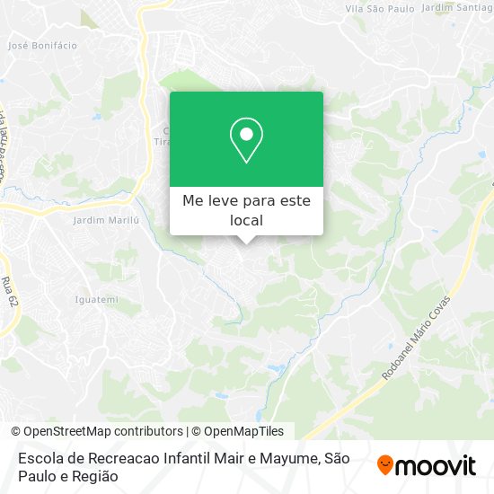 Escola de Recreacao Infantil Mair e Mayume mapa