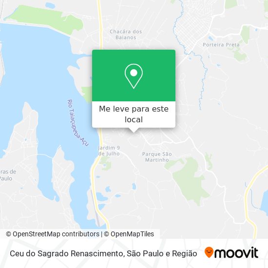 Ceu do Sagrado Renascimento mapa