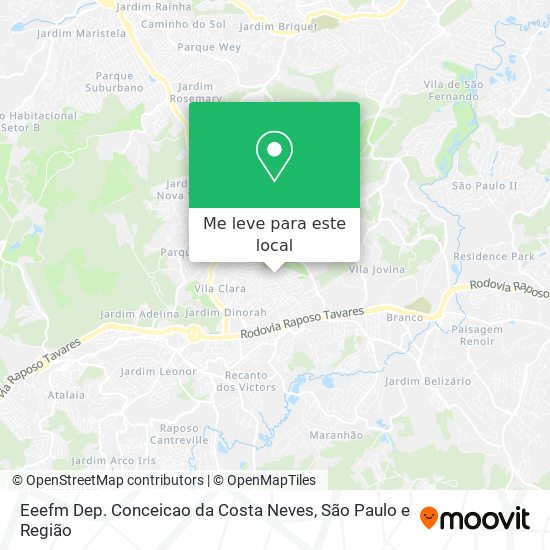 Eeefm Dep. Conceicao da Costa Neves mapa