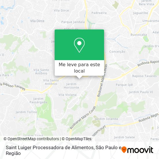 Saint Luiger Processadora de Alimentos mapa