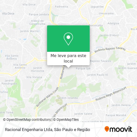 Racional Engenharia Ltda mapa