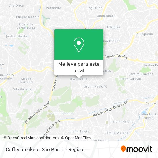 Coffeebreakers mapa