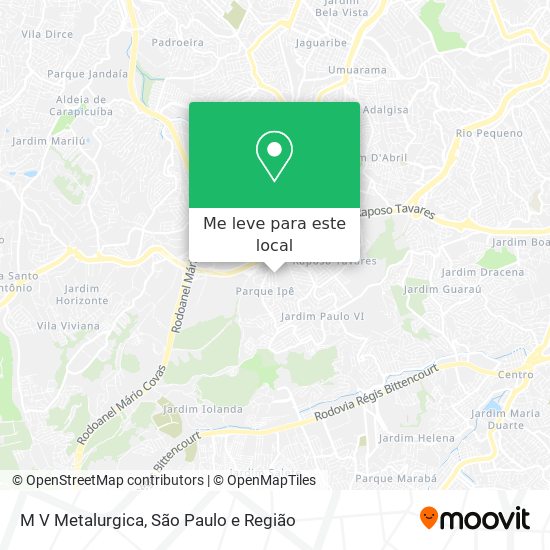 M V Metalurgica mapa