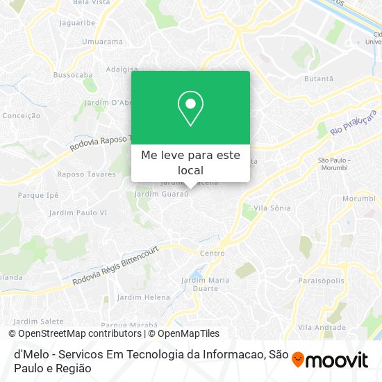 d'Melo - Servicos Em Tecnologia da Informacao mapa