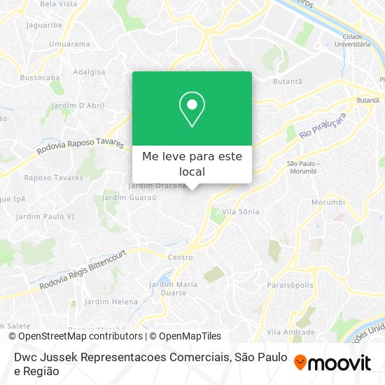Dwc Jussek Representacoes Comerciais mapa