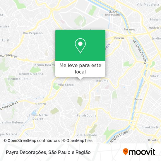 Payra Decorações mapa