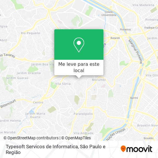 Typesoft Servicos de Informatica mapa