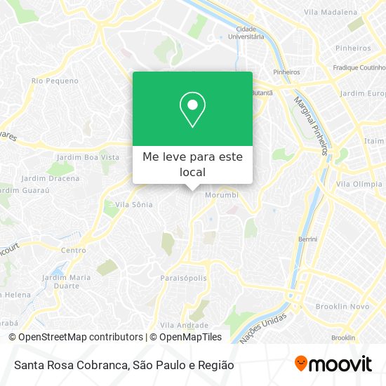 Santa Rosa Cobranca mapa