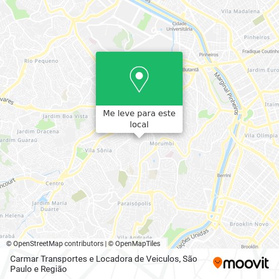 Carmar Transportes e Locadora de Veiculos mapa