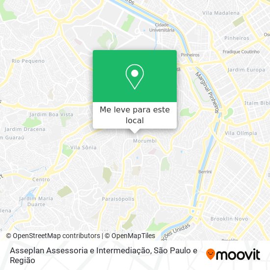 Asseplan Assessoria e Intermediação mapa