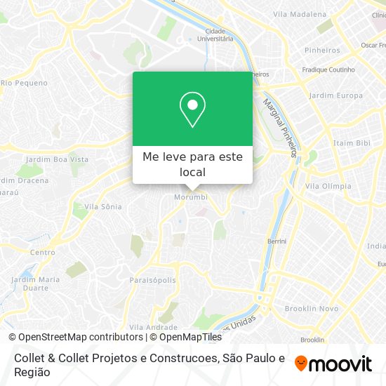 Collet & Collet Projetos e Construcoes mapa