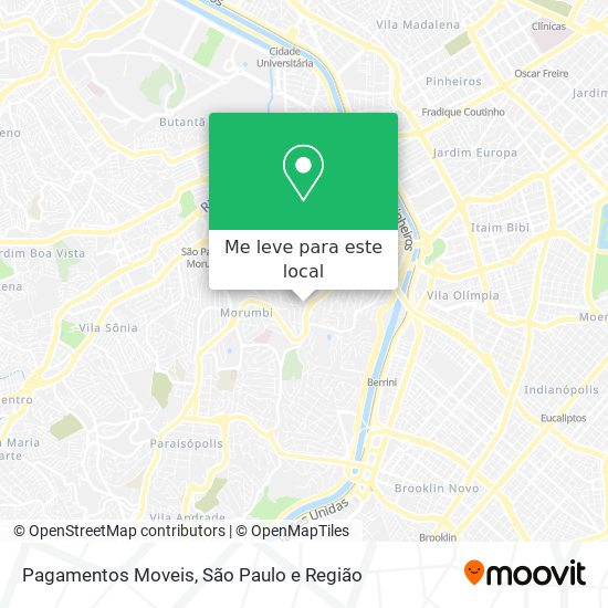 Pagamentos Moveis mapa