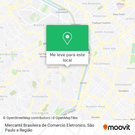 Mercantil Brasileira de Comercio Eletronico mapa