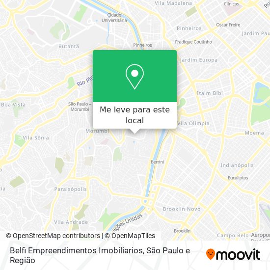 Belfi Empreendimentos Imobiliarios mapa