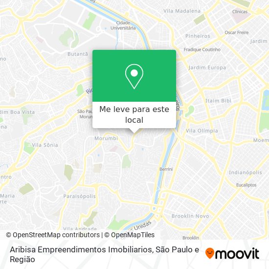 Aribisa Empreendimentos Imobiliarios mapa