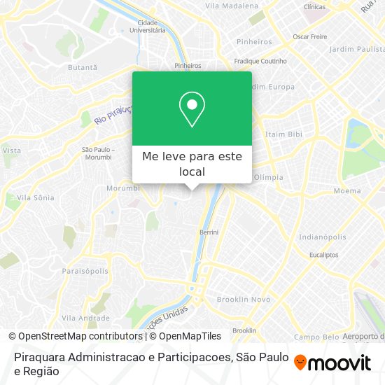 Piraquara Administracao e Participacoes mapa