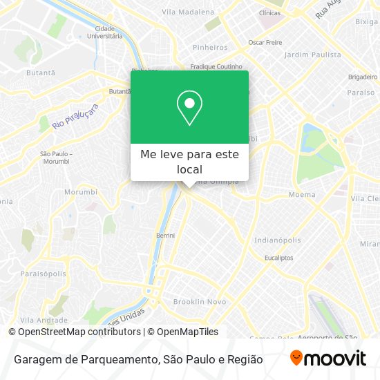 Garagem de Parqueamento mapa