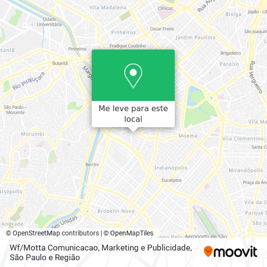 Wf / Motta Comunicacao, Marketing e Publicidade mapa