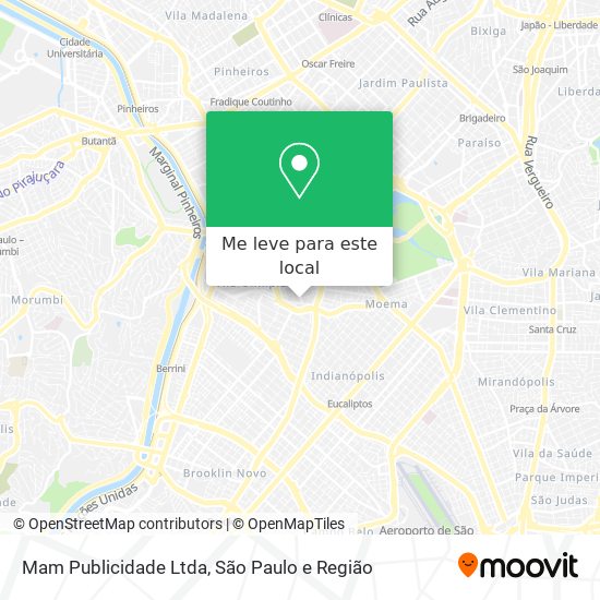 Mam Publicidade Ltda mapa