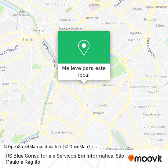 RS Blue Consultoria e Servicos Em Informatica mapa