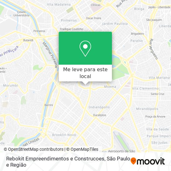 Rebokit Empreendimentos e Construcoes mapa