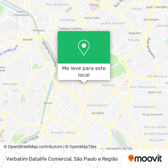 Verbatim-Datalife Comercial mapa