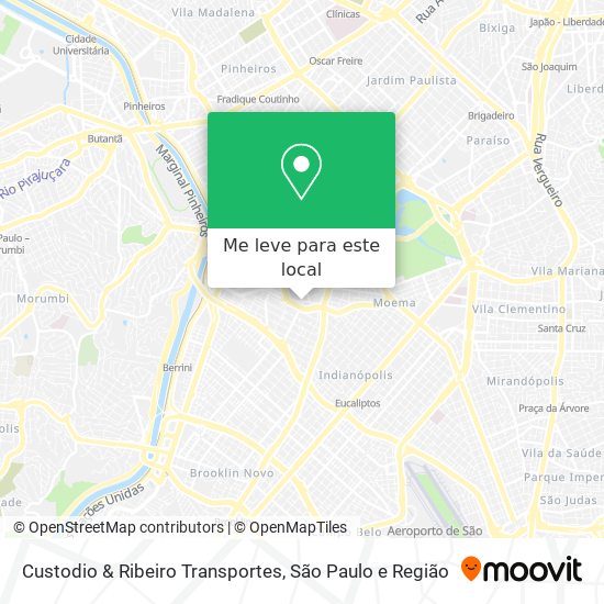 Custodio & Ribeiro Transportes mapa