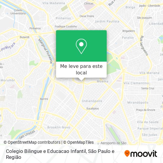 Colegio Bilingue e Educacao Infantil mapa