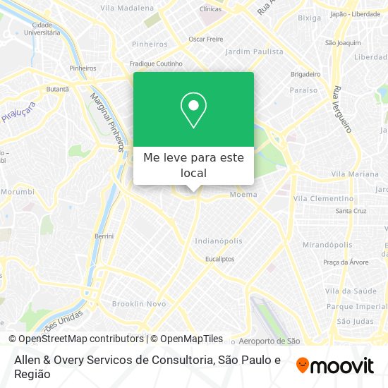 Allen & Overy Servicos de Consultoria mapa