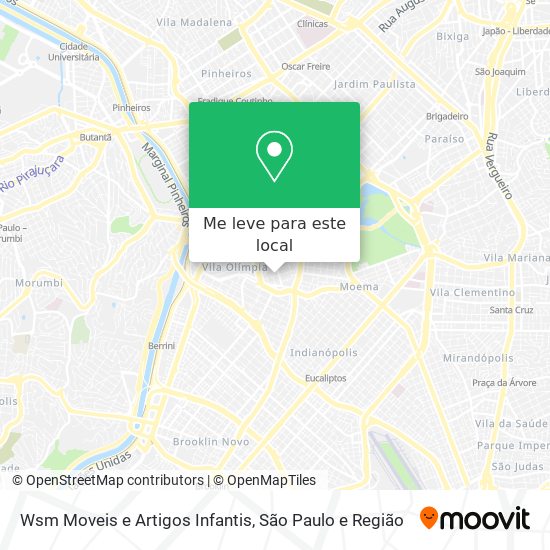 Wsm Moveis e Artigos Infantis mapa