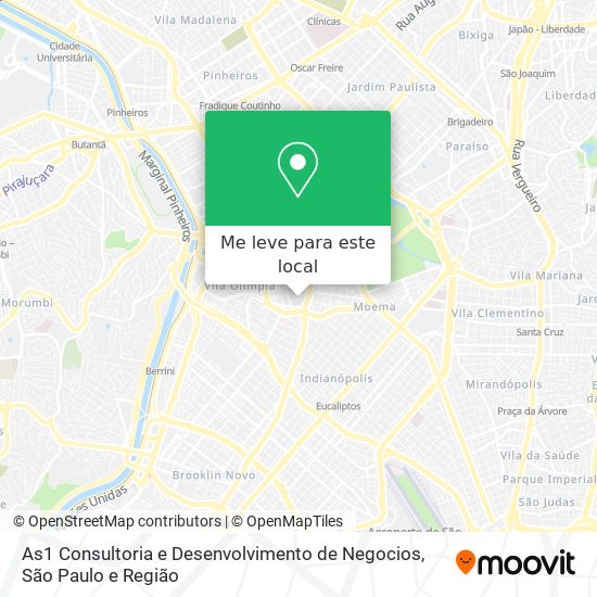 As1 Consultoria e Desenvolvimento de Negocios mapa