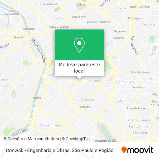 Conwak - Engenharia e Obras mapa