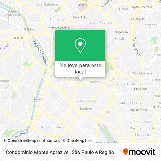 Condominio Monte Aprazivel mapa