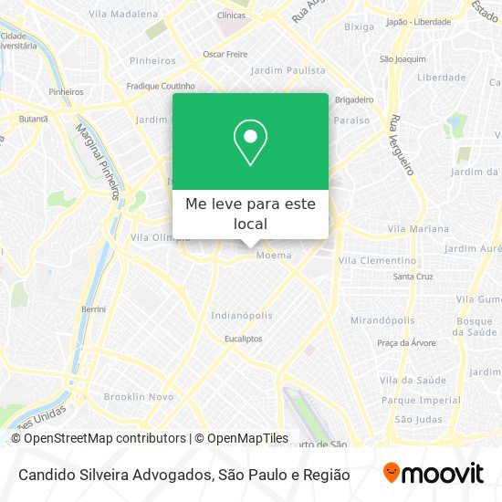 Candido Silveira Advogados mapa