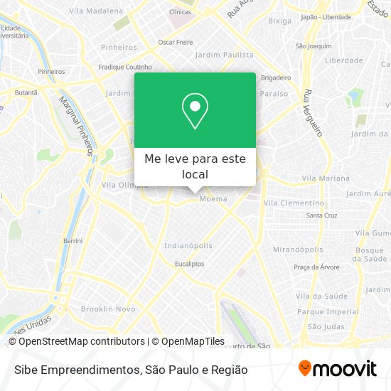 Sibe Empreendimentos mapa