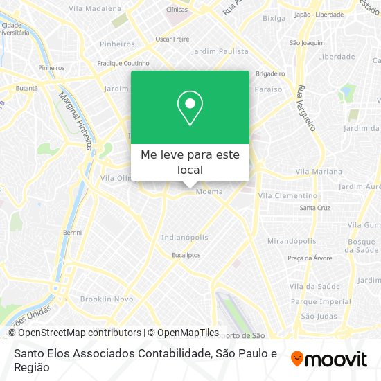 Santo Elos Associados Contabilidade mapa