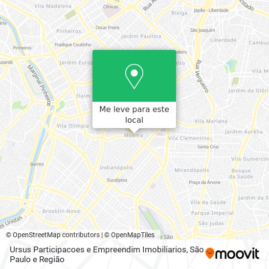 Ursus Participacoes e Empreendim Imobiliarios mapa