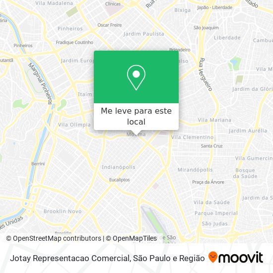 Jotay Representacao Comercial mapa