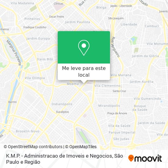 K.M.P. - Administracao de Imoveis e Negocios mapa