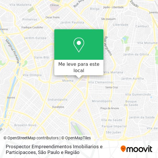 Prospector Empreendimentos Imobiliarios e Participacoes mapa